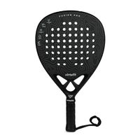Rakieta do padel VirtuFit Fusion Pro czarno-szara 365g moc i precyzja