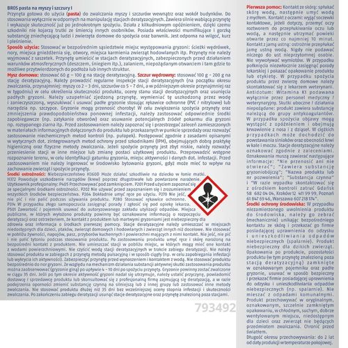 SILNA Pasta TRUTKA na myszy i szczury 1KG BROS na Arena.pl