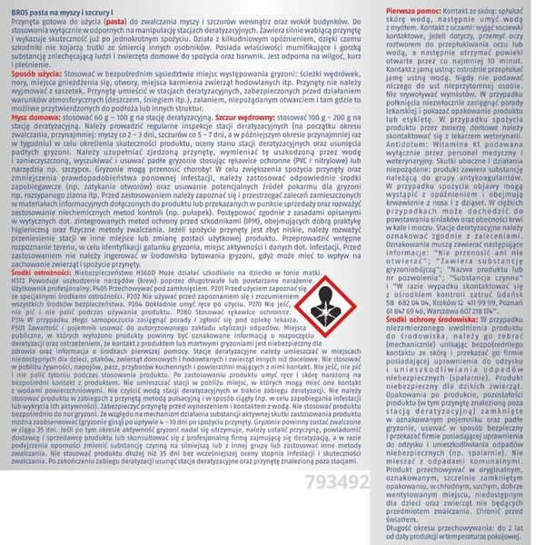 SILNA Pasta TRUTKA na myszy i szczury 1KG BROS zdjęcie 8