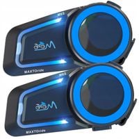 2XINTERKOM MOTOCYKLOWY MaxTo M6S MESH SYSTEM DO 8 MOTOCYKLISTÓW PO POLSKU