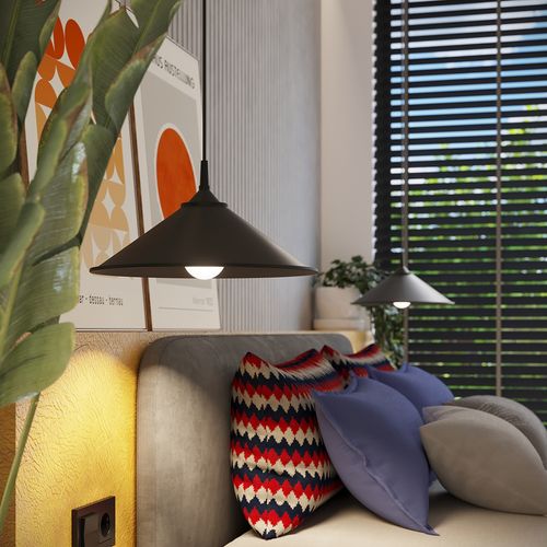 Lampa wisząca ZUMA czarna na Arena.pl