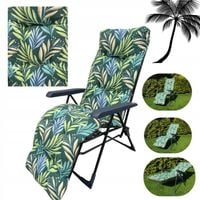 ESKOT Fotel ogrodowy mocny leżak z podnóżkiem POLA Premium 1281 Polski