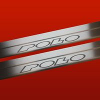 Listwa progowa VOLKSWAGEN POLO MK3 6N 6N2 Stal nierdzewna 304 mat 2szt