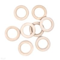 DREWNIANE KÓŁKO DO MAKRAMY 45MM 8 SZT CEOZ-176 DP CRAFT