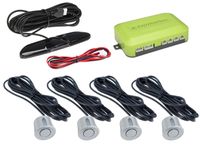 System wspomagania parkowania z wyświetlaczem LED, 4 srebrne sensory