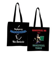 Eko Torba z nadrukiem PREZENT dla NAUCZYCIELA