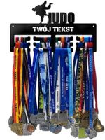 Wieszak na medale JUDO twoje imię dowolny tekst 178.1