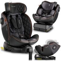 Fotelik samochodowy Nukido Prestige Line czarno-szary 0-36 kg ISOFIX