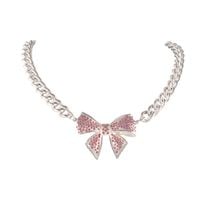 Choker kokarda z kryształami Aria Princess Collection (C25/NUT/02AU)