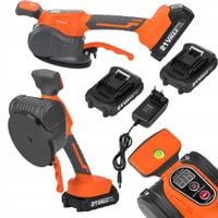 Akumulatorowa przyssawka wibracyjna 130 mm 21v 2ah 2xaku 80kg KD11966