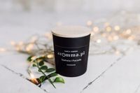 ŚWIECA SOJOWA AROMMA - SZAŁWIA I PACZULA 180 ML Z WIECZKIEM I USZCZELK