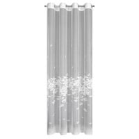 Firana gotowa Alexia 140x250 biała żakard przelotki 105GSM