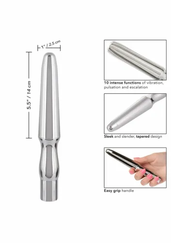calexotics rechargeable anal probe czarna, 10 trybow, usb, ipx7 na Arena.pl