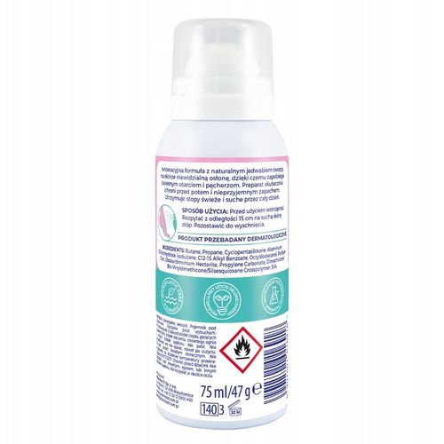 Jedwab do stóp Spray do stóp z jedwabiem Spray na otarcia stóp No36 na Arena.pl