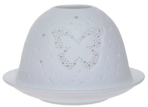 Lampion porcelanowy z motylem na Arena.pl
