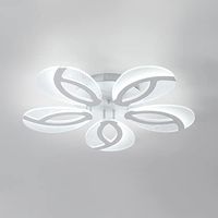 LAMPA SUFITOWA LED WISZACA NOWOCZESNA ZYRANDOL PŁATKAMI DO SALONU 6500K 60W