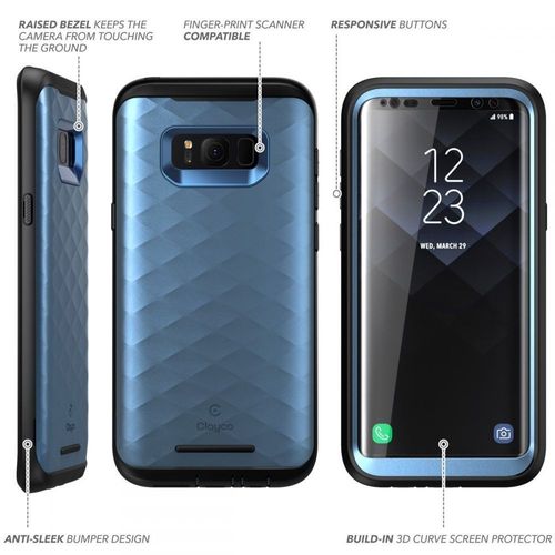SUPCASE CLAYCO HERA GALAXY S8+ PLUS BLUE na Arena.pl