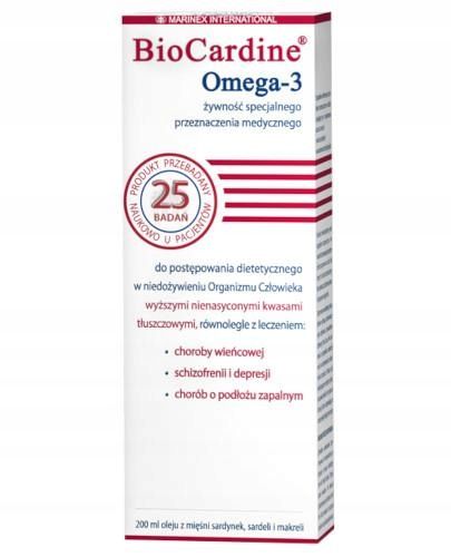 BioCardine Omega-3 Płyn EPA DHA 200ml zdjęcie 3