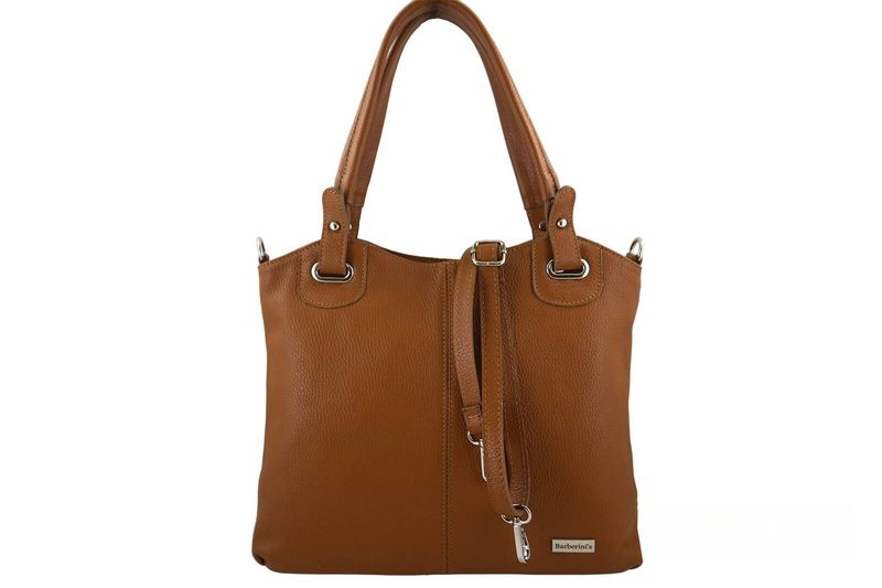 Codzienna duża torebka damska - Brązowa jasna zdjęcie 2