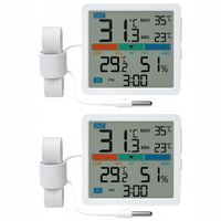 Stacja Pogodowa Termometr zewnętrzny pokojowy wewnętrzny 2 sztuki Manta