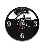 Zegar ścienny z płyty winylowej Zakochani w parku 70.2