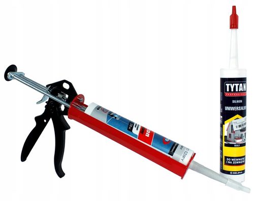 WYCISKACZ PISTOLET DO SILIKONU MAS POTRÓJNY EKSTRA MOCNY KLEJU AKRYLU na Arena.pl