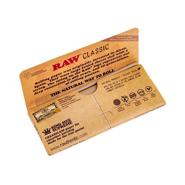 Bibułki RAW Classic King Size Supreme zdjęcie 4