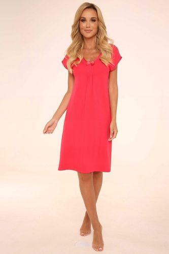 Koszula Nocna Damska Koszulka De Lafense Klasyczna Podomka z Wiskozy na Arena.pl