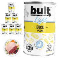 BULT LIGHT mokra karma dla psa Kaczka puszka 6x400g Lekkostrawna