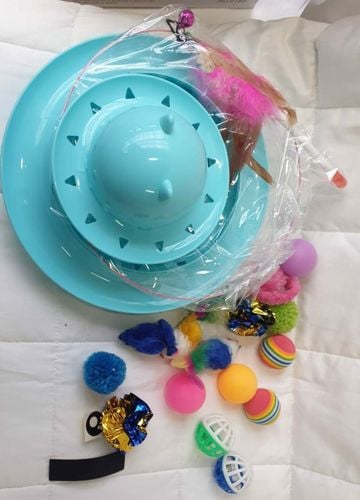 Zabawka Dla Kotów Interaktywna Wędka Wieża 14El na Arena.pl