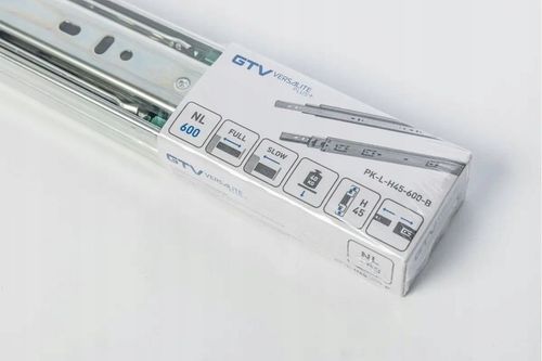 Prowadnica GTV VERSALITE PLUS+ kulkowa, H45, L=450 mm, cichy domyk na Arena.pl