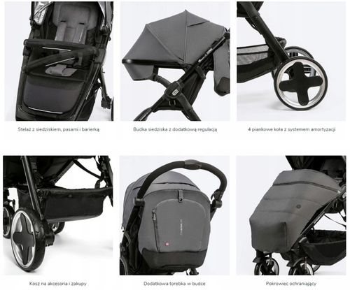 Espiro Wózek spacerowy Sonic RUSTIC na Arena.pl