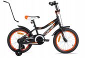 ROWER Dziecięcy 16 BMX DLA CHŁOPCA Rowerek MEXLLER + prowadnik + koszyk