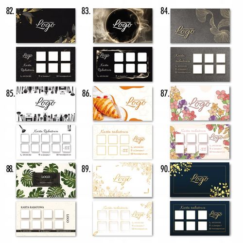 KREATOR Karty rabatowe karty stałego klienta120szt na Arena.pl