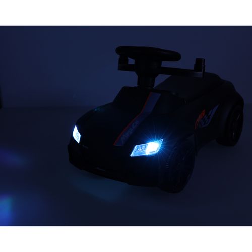 Jeździk Pchacz Samochód 3W1 Z Dźwiękiem I Światłami Czarny na Arena.pl