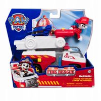 PSI PATROL FIRE RESCUE Pojazd z figurką MARSHALL + WÓZ STRAŻACKI