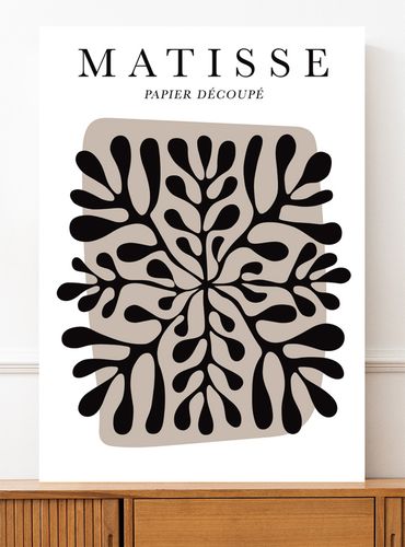 Plakat matisse czarny liść 61x91 cm na Arena.pl