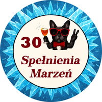 Opłatek na tort Pies Piesek Drink Whisky Party