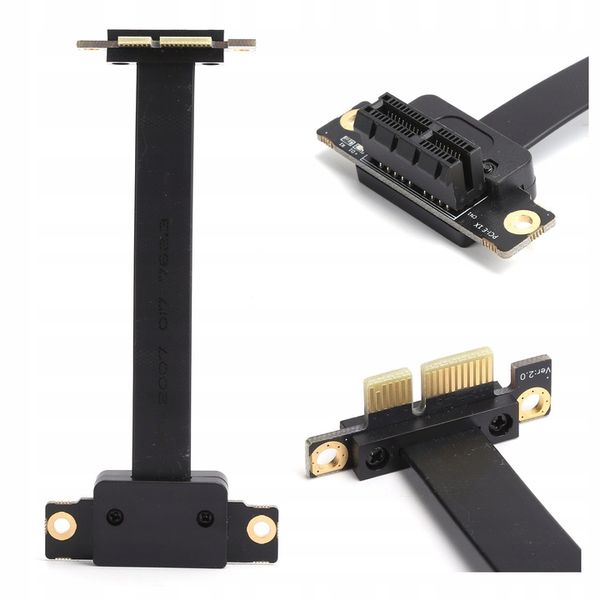 PCI-E 1X RISER TAŚMA PRZEDŁUŻKA ELASTYCZNA zdjęcie 4