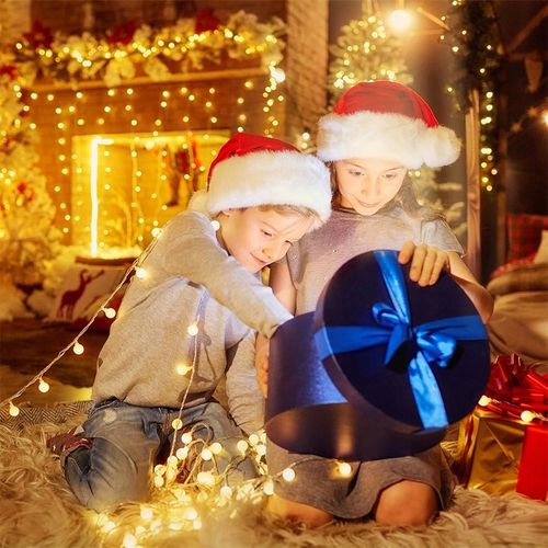 13M 100LED Lampki Świąteczne Światełka Choinkowe Ciepłe Zewnętrzne Blask na Arena.pl