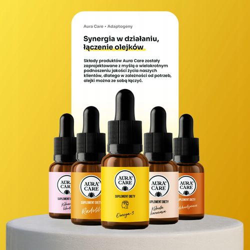 Aura Care Omega-3 (EPA, 40% DHA), Witamina E, Witamina C 50ml na Arena.pl
