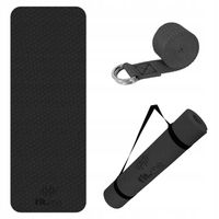 MATA DO ĆWICZEŃ JOGI PILATESU GIMNASTYCZNA TPE ANTYPOŚLIZGOWA GRUBA 1CM