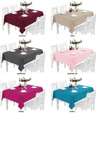 OBRUS GŁADKI MATOWY PRACTICAL 140x240 GRUBY KOLORY na Arena.pl