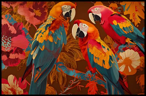 Plakat 91,5x60cm Kolorowe Ary na Arena.pl