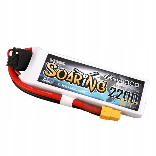 Gens Ace Akumulator Bateria Pakiet LiPo 2200mah 11.1v 30C 3S1P XT60 JST-XHR na Arena.pl