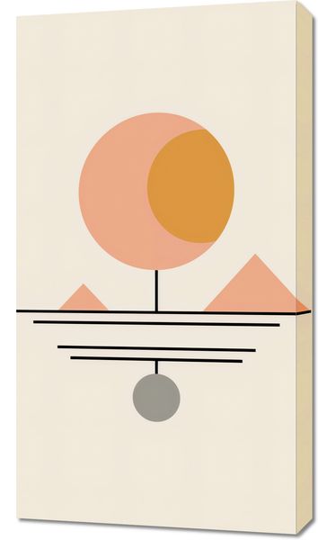Obraz 50x90cm Geometryczna Utopia zdjęcie 1