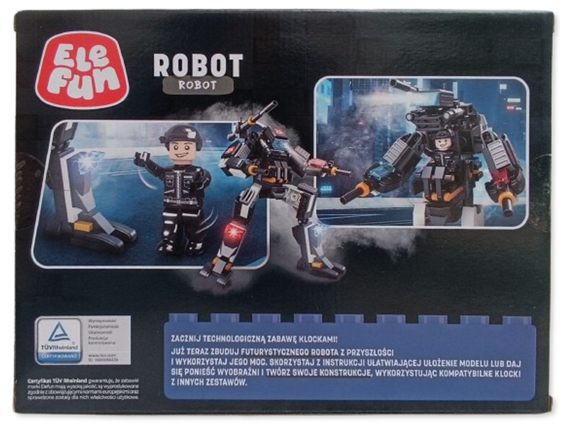 Klocki Elefun - Robot 8821 - 205 elementów zdjęcie 6
