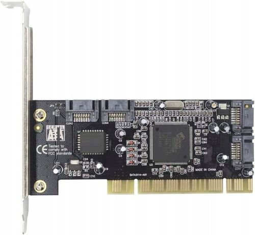 Kontroler Adapter Karta PCI na 4x SATA RAID na Arena.pl