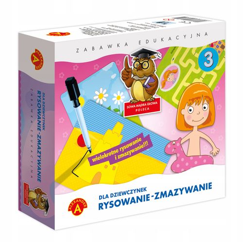 Dla dziewczynek rysowanie-zmazywanie 3 07381 na Arena.pl