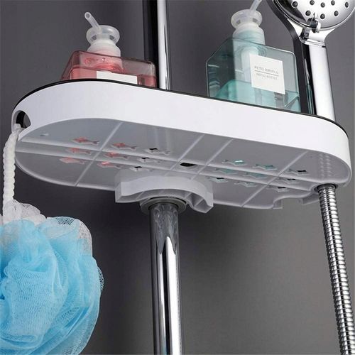 PÓŁKA ŁAZIENKOWA MOCOWANA NA DRĄŻEK PRYSZNICOWY POD PRYSZNIC WISZĄCA na Arena.pl